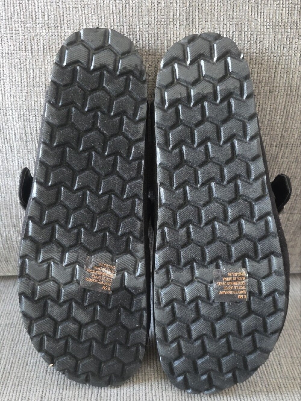 UNIONBAY Womens Black Suede Sawyer Slip-On Clogs With Silver Buckle, New, 8.5. - Picture 8 of 14